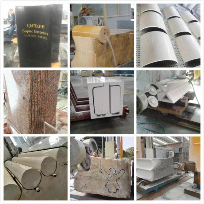 CNC Wire Diamond Wire Saw Machine Marmer Granit Stone 0