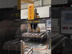 3 Axis CNC Dual Beam Bridge Type Linear Cutting dan Milling Machine