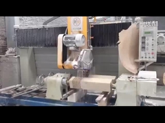 Dua PCS 380V Satu Pilar Batu Mesin Pemotong 16kw Baluster