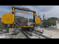CNC Diamond Wire Saw Machine dengan 4 Flywheels untuk pemotongan batu industri