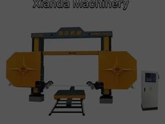 Mesin Profil Pemotong Batu CNC Diamond Wire Saw 11kw untuk Granit