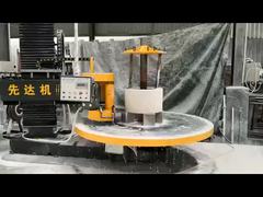 Mesin pemotong batu untuk bagian bawah dan bagian atas kolom