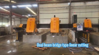 BLMM-1800-2D Mesin pemotong dan penggilingan linier tipe jembatan balok ganda