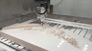 Router Ukiran Patung Batu 3D CNC 5 Sumbu