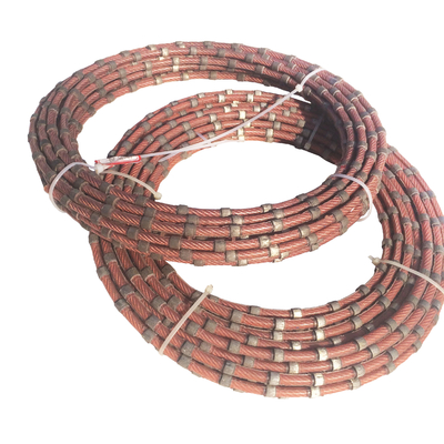 8.8mm Diamond Wire Saw Untuk Alat Profil Marmer Memotong Batu Batu Batu Keras
