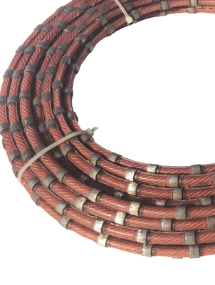 8.8mm Diamond Wire Saw Untuk Alat Profil Marmer Memotong Batu Batu Batu Keras