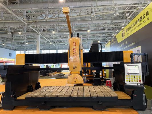 Mesin Pemotong Jembatan 5 Axis Dengan Motor Sinkron Magnetik Permanen
