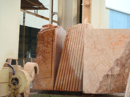 Block Dividing Diamond Wire Saw Machine untuk Pengiris Granit Marmer