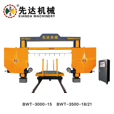 CNC Stone Cutting Block Dressing Diamond Wire Saw Machine Untuk Granit Marmer Kuarsa