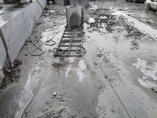 Mesin Gergaji Kawat Diamond Quarry Untuk Pemotongan Blok Kuarsa Granit Marmer