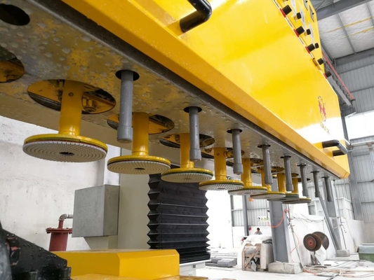 Mesin Poles Slab Edaran PLC untuk Memproses Kolom Berongga