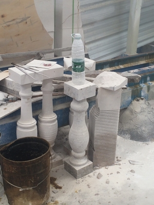Dua Pcs Mesin Pemotong Baluster PLC & Mesin Pemotong Batu CNC
