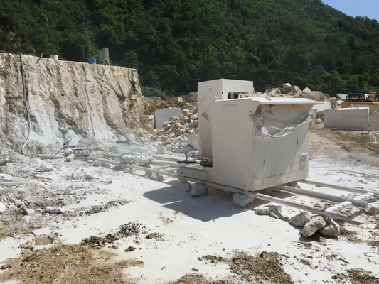 Mesin Gergaji Kawat Diamond Quarry Untuk Pemotongan Blok Kuarsa Granit Marmer