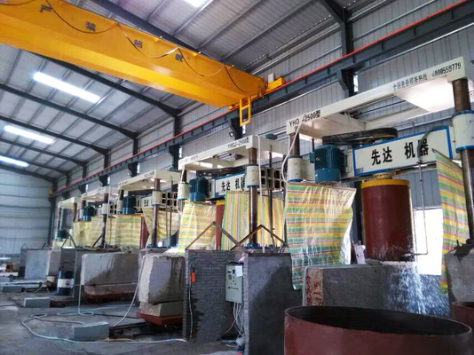 Mesin Pemotong Batu Gantry Empat Silinder Untuk Column Slab