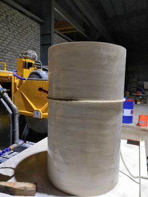 CNC Mesin Pengolahan Batu Bulat 1300mm Panjang Pengolahan