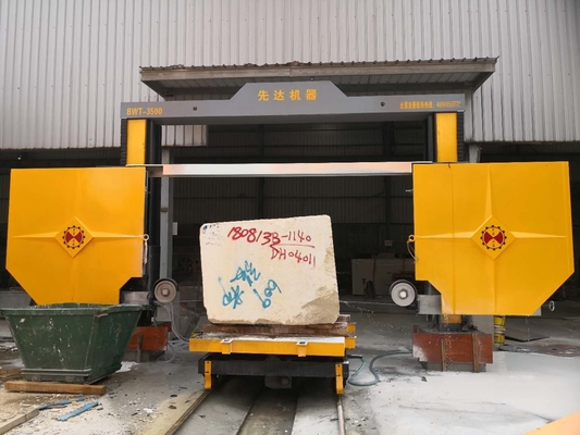 Batu Diamond Wire Saw Machine Untuk Block Squaring Dan Slabs Pemotongan