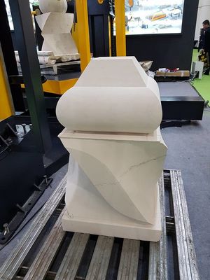 5 Axis CNC Diamond Wire Saw Stone Cutting Machine untuk Membentuk Granit Marble Slab