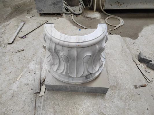 4 Axis Arc Slab Column Carving Machine Untuk Marmer Ganite Bulestone Jade Agate