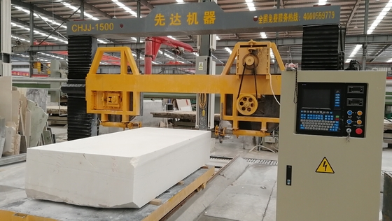 Mesin CNC Kolom Profiling Mesin Pemotong Batu Slab Bulat