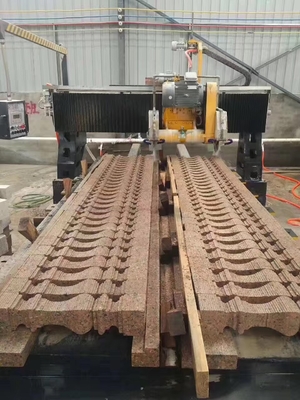 Efisien Batu Material Linear Profiling Mesin Pemotong