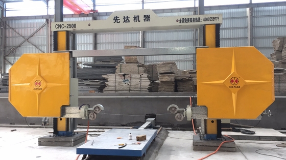 Mesin gergaji kawat berlian CNC empat spindle linkage