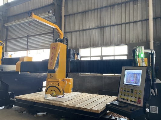 5 Axis Bridge Stone Edge Cutting Machine untuk Memotong dan Membentuk Granit