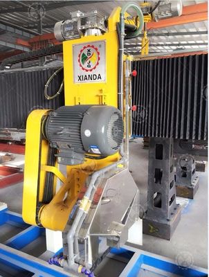 Low Noise Level Solid Column Pillar Cutting Machine 7.5kw Motor Utama