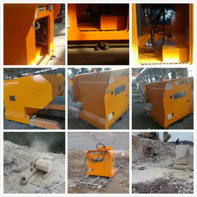 Quarry Wire Saw Machine Untuk Pemotongan Marmer Granit Kuarsa Blok