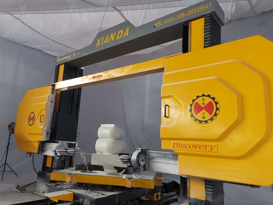 Mesin gergaji kawat berlian CNC industri 5 sumbu