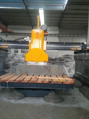 Mesin pemotong blok menengah untuk slab tebal dan kosong persegi