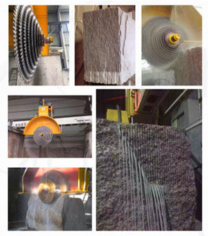 Multi Blade Granit / Marmer Block Pemotong Mesin