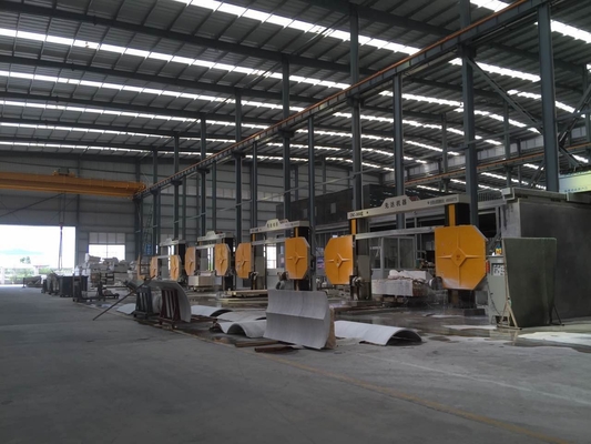 4 Axis Diamond Wire Saw Stone Cutting Tool dengan kontrol CNC