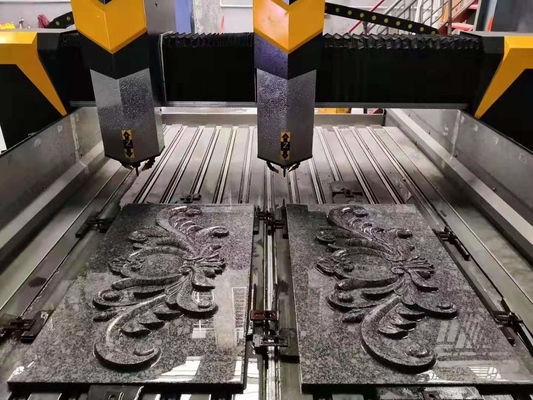 4 Axis Arc Slab & Kolom Batu Ukiran Mesin Untuk Marmer Dan Granit