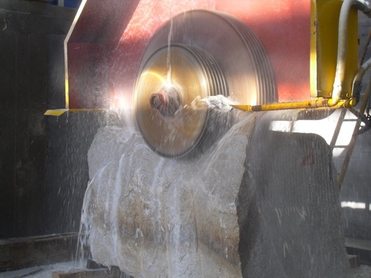 Konsumsi air 15m3/H Mesin pemotong blok untuk granit dan marmer