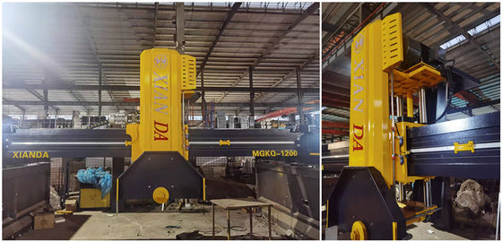 57/67kw Mesin Pemotong Blok Pertengahan Empat Kolom dengan Diameter Bilah 2200-2800mm