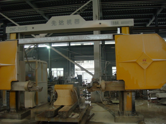 Precision CNC Diamond Wire Saw Machine untuk Pemotongan Berat