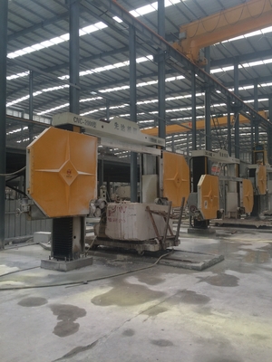 Precision CNC Diamond Wire Saw Machine untuk Pemotongan Berat