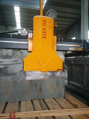 Mesin pemotong blok tengah untuk memotong slab tebal dan kosong persegi