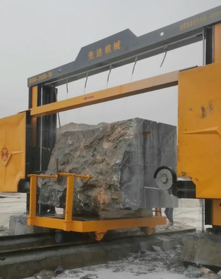 Diamond Wire Saw Machine Untuk Block Diving Dengan Kontrol PLC