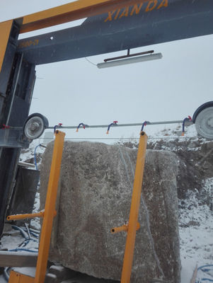 Diamond Wire Saw Machine Untuk Block Diving Dengan Kontrol PLC