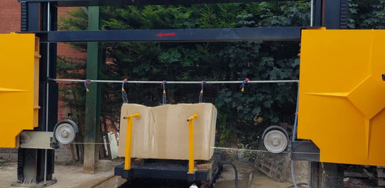 Diamond Wire Saw Machine Untuk Block Diving Dengan Kontrol PLC