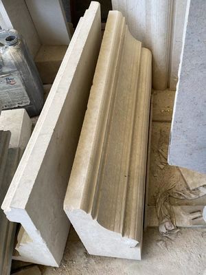 Pemotongan kasar dan penggilingan halus Mesin pemotong batu linier 3 sumbu untuk pagar persegi