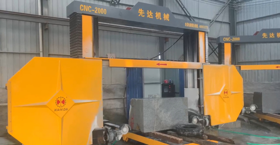4 Axis Cnc Diamond Wire Saw Machine Dengan High Efficiency Cutting