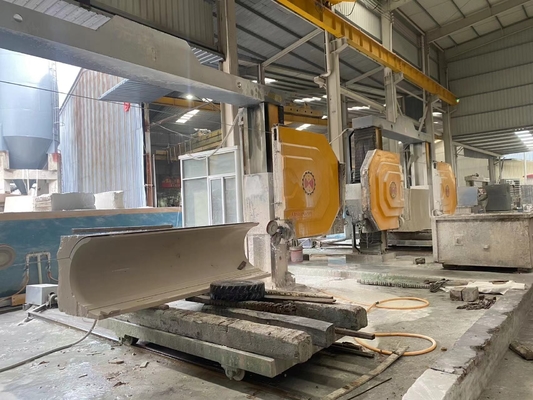 Mesin Pemotong Wire Saw CNC Otomatis Untuk Marmer & Granit