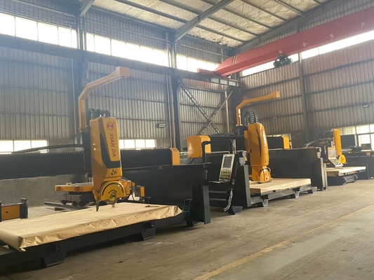 Mesin pemotong jembatan CNC 5 sumbu dengan multi-fungsi untuk bentuk 3D
