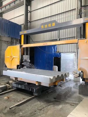 High Processing Diamond Wire Stone Cutting Machine dengan kawat pemotong 16,7m