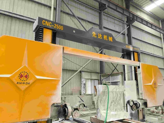 0-40m/S Diamond Wire Saw Machine dengan 11kw CNC Control Motor