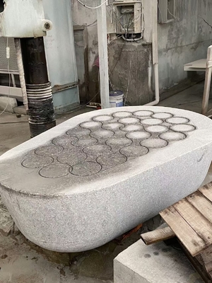 Mesin pengeboran untuk batuan kuburan, lentera batu, wastafel cuci