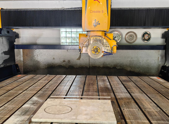 Xianda 5 Axis Bridge Saw Cutting Machine Untuk Profiling