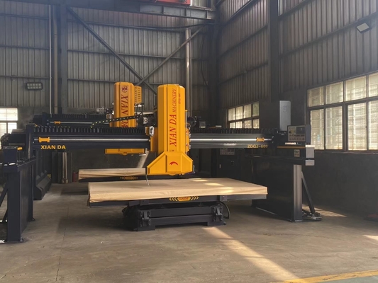 Konsumsi air 3m3/jam Xianda Batu Slab Mesin Pemotong untuk pemotongan presisi